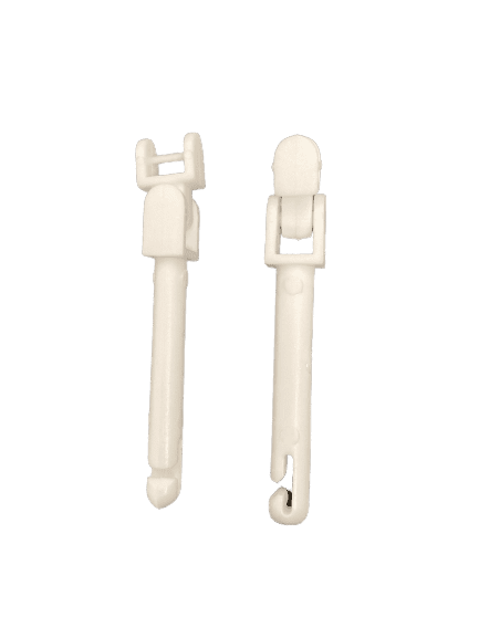White Extension Hooks for Vertical Blinds (60mm)